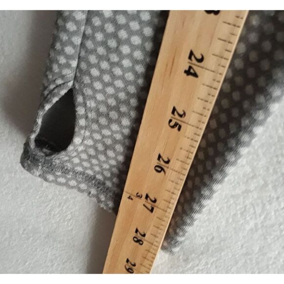 Eddie Bauer Sweater Jacket Womens Large Gray 1/4 Zip Reflector Honeycomb Long - Picture 7 of 10